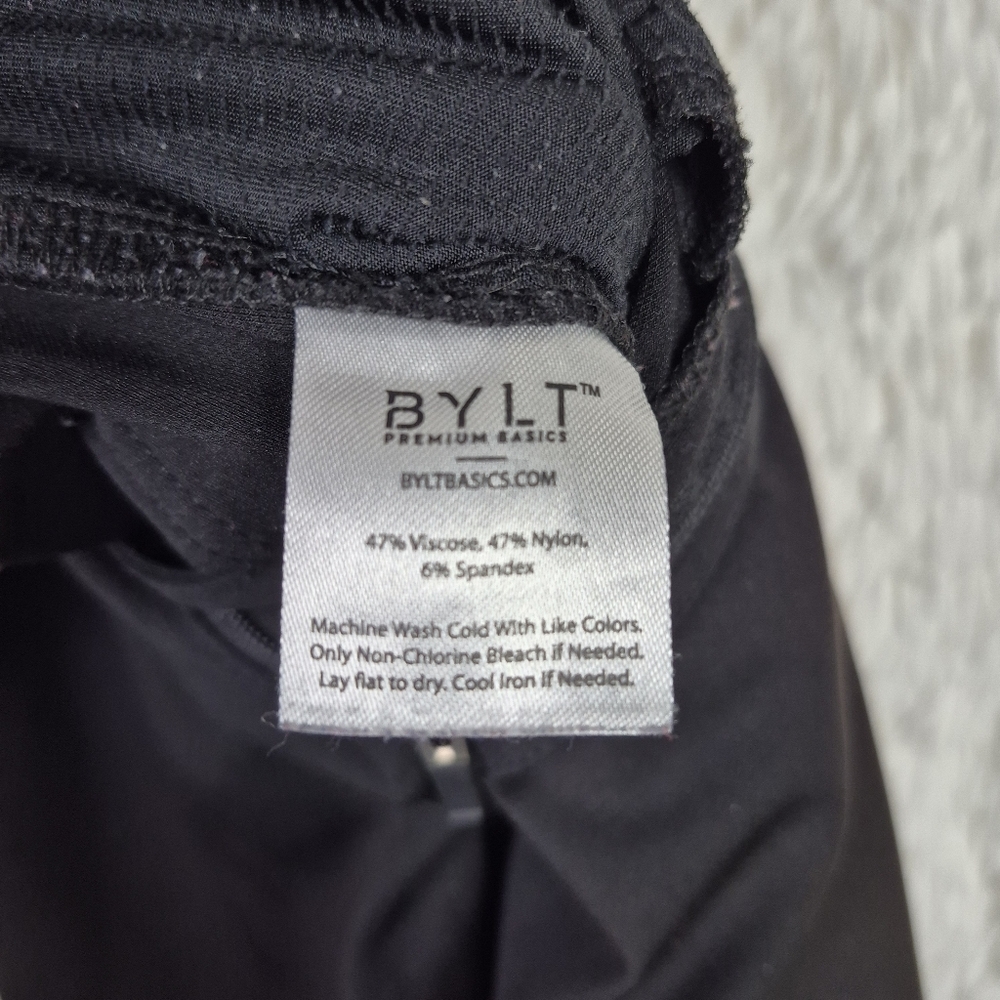 Bylt Everyday Pant 2.0 Mens 30x31 Tall Black Slim Fit Performance Stretch - Picture 5 of 10
